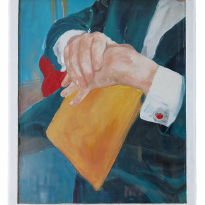 Anne-Bengard-Berlin-—-Portrait-of-Prof.-Uli‘s-golden-iPad