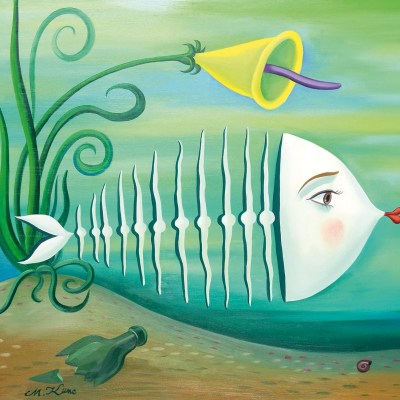 Milan Kunc-Nachdenklicher-Fisch